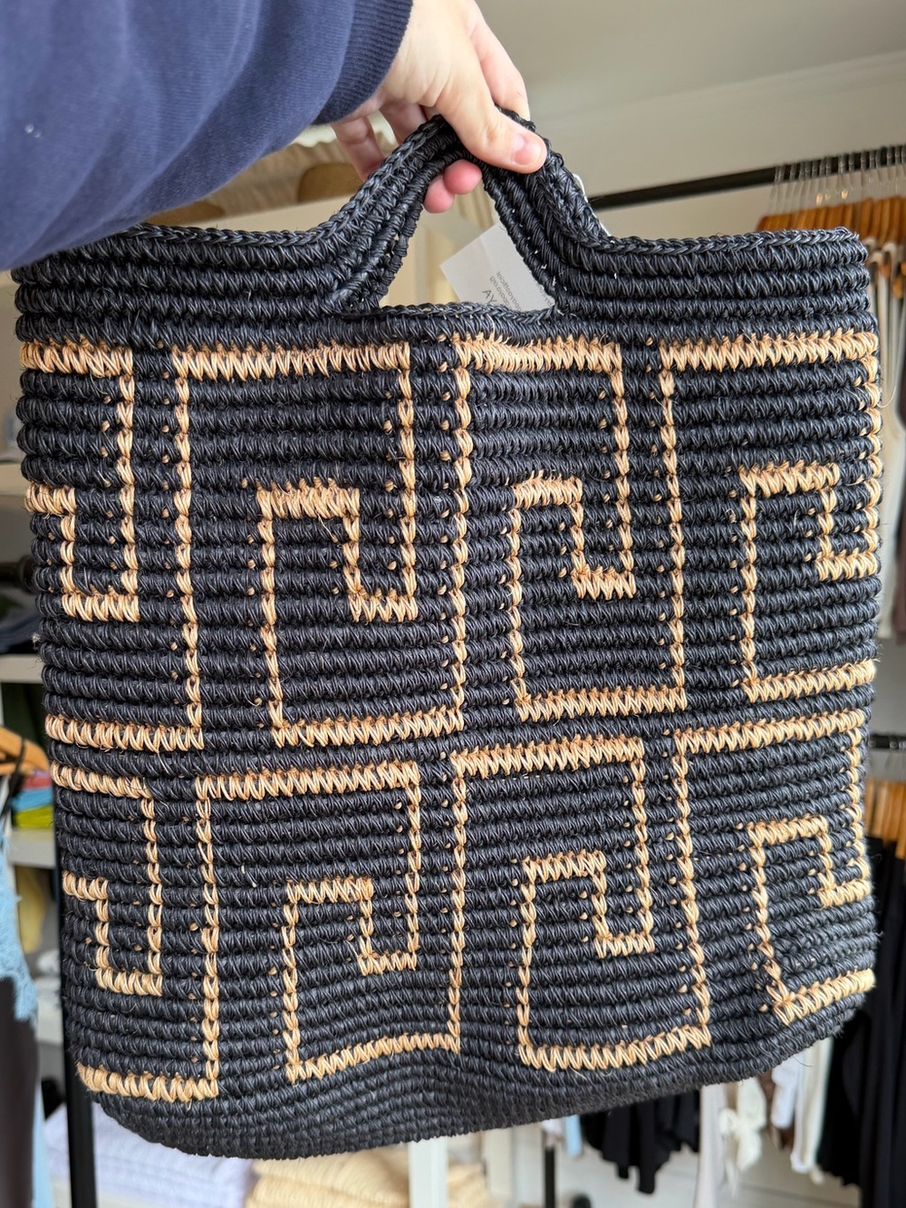 Tulum Bag Black Camel